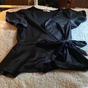 A meraki black crop top